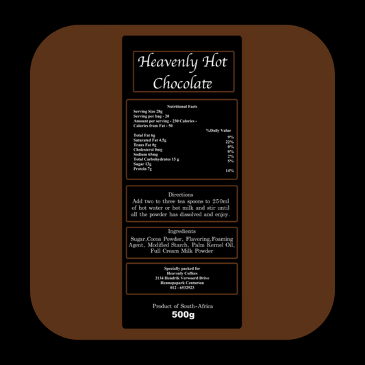 Hot Chocolate - Heavenly Coffees