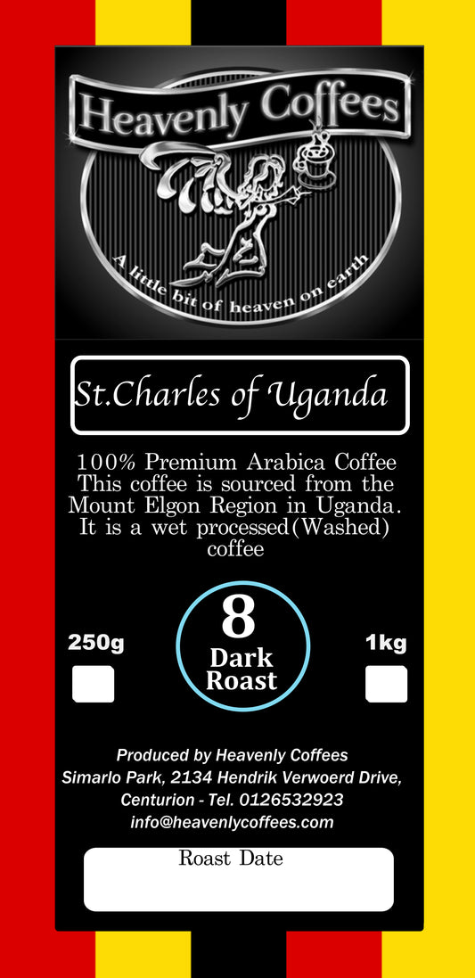 St.Charles of Uganda Dark Roast - Heavenly Coffees