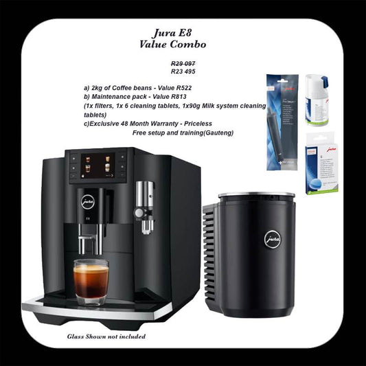 Jura E8 Value Combo-(4 yr warranty)