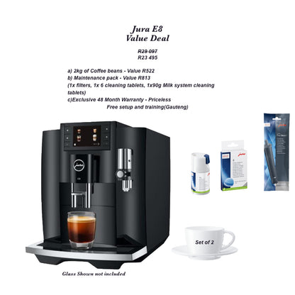 Jura E8 Value Combo-(4 yr warranty) - Heavenly Coffees