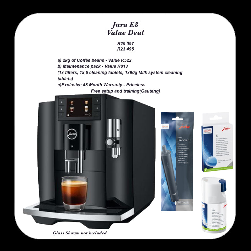 Jura E8 Value  Deal (4 yr warranty) - Heavenly Coffees