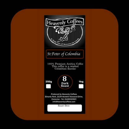 St. Peter of Colombia Dark Roast Coffee - Heavenly Coffees