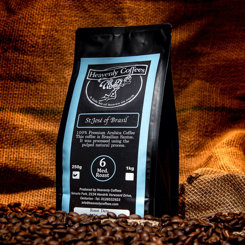 St.Jose of Brazil Medium Roast 250g/1kg - Heavenly Coffees