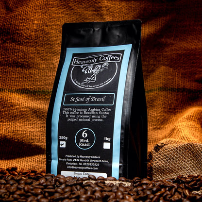 St.Jose of Brazil Medium Roast 250g/1kg - Heavenly Coffees
